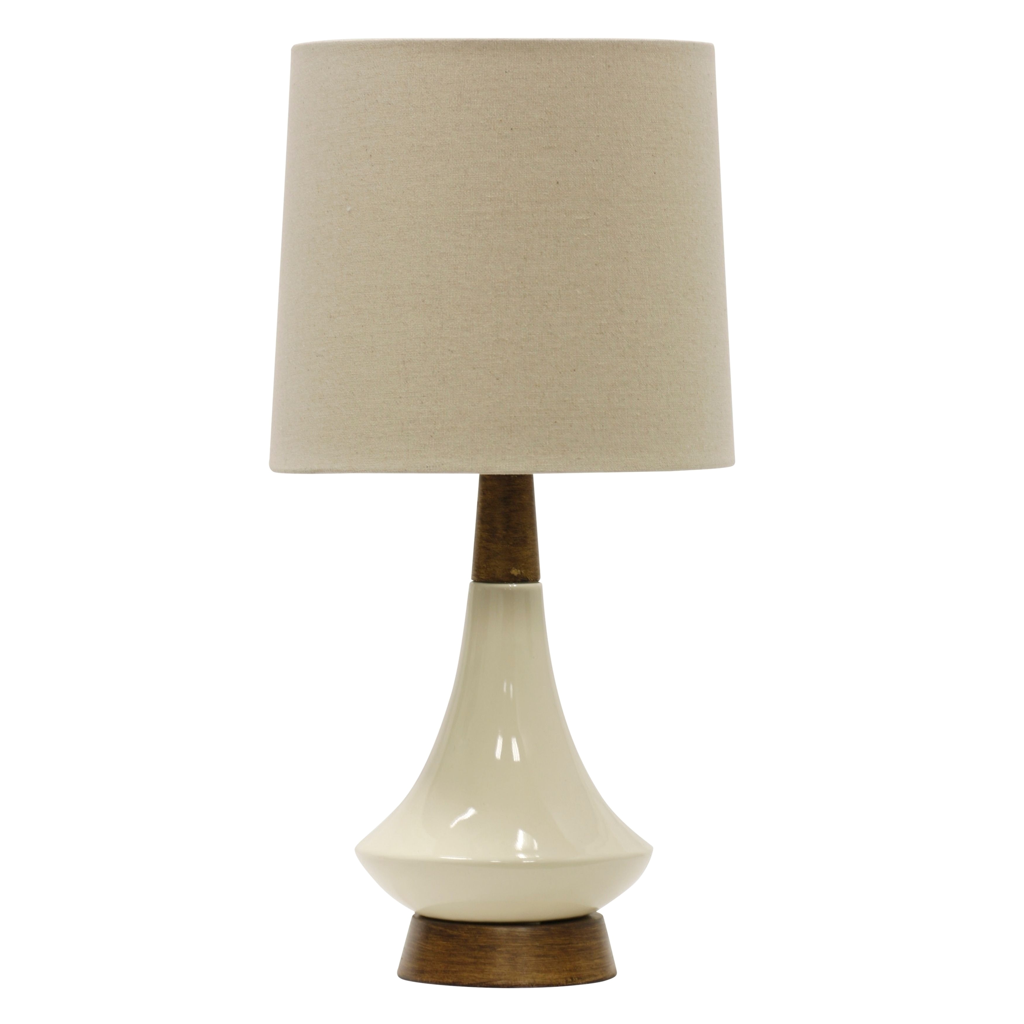 stylecraft white washed wood cream ceramic table lamp white hardback fabric shade