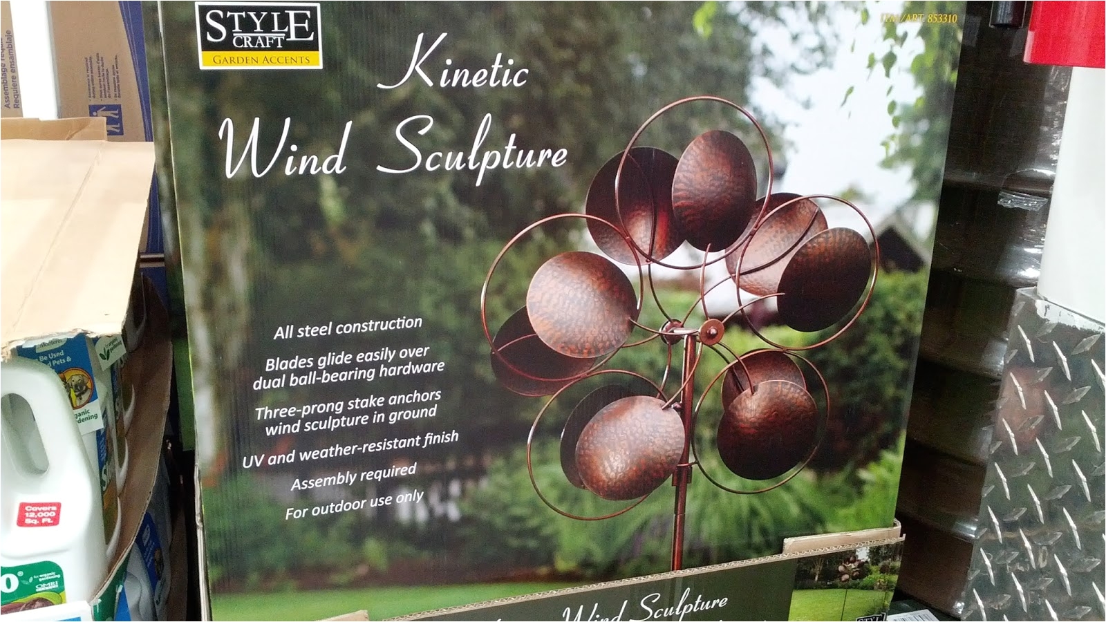 style craft garden accents kinetic wind sculpture for the backyard
