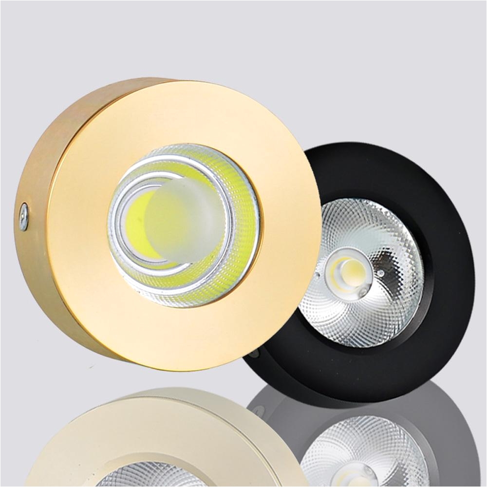 wholesale ultrathin surface mounted led cob downlight spot light lamp bulbs 3w 5w 220v ceiling recessed lights indoor lighting outdoor downlights ceiling