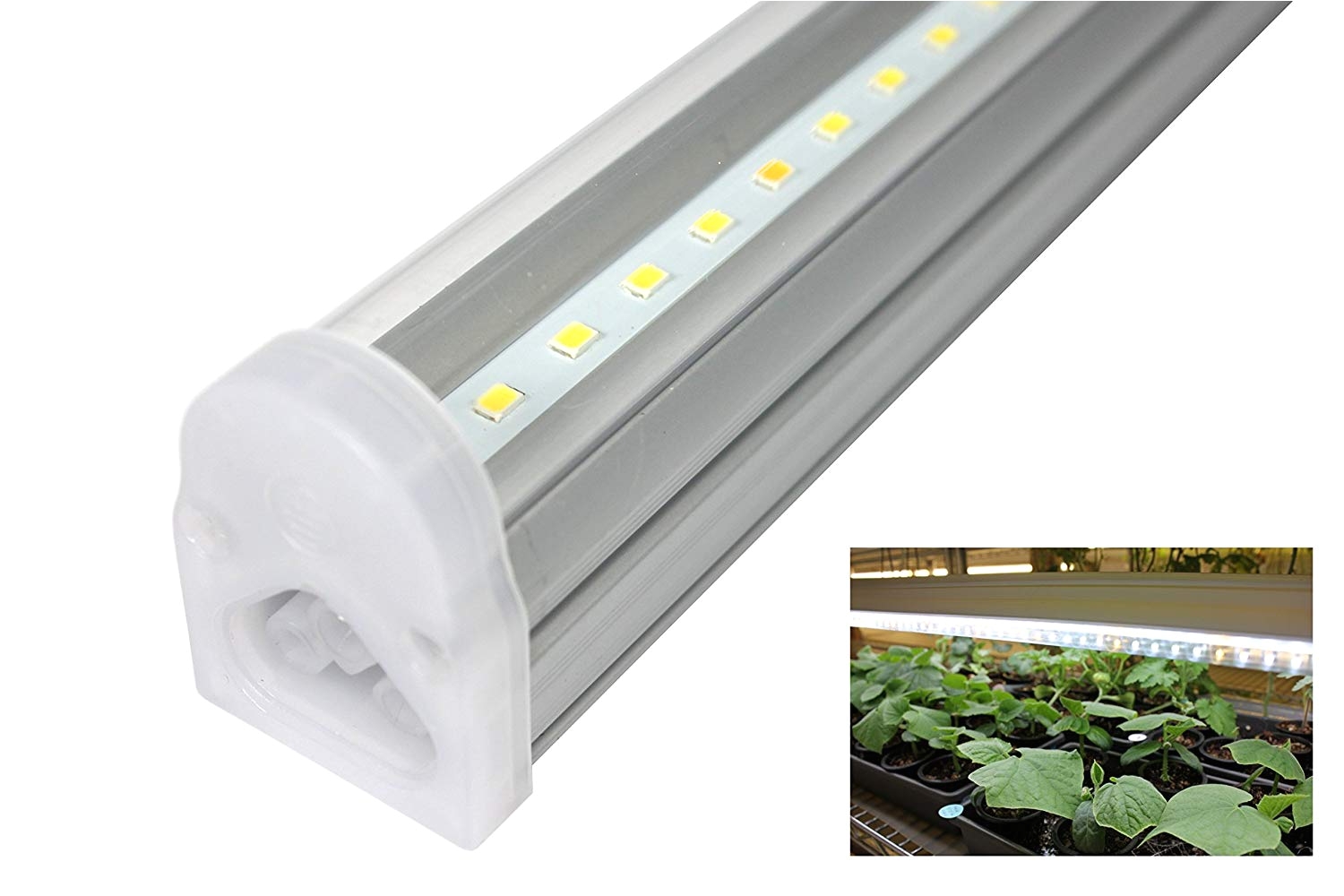 amazon com robofarm 15w t5 led seedling vegetative 4 grow light garden outdoor