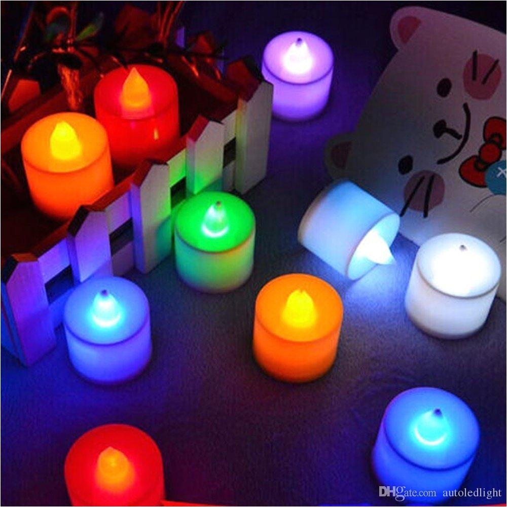2018 led tealights home led candles battery operated candles flameless led tealight candles votive style romantic date multi color light from autoledlight