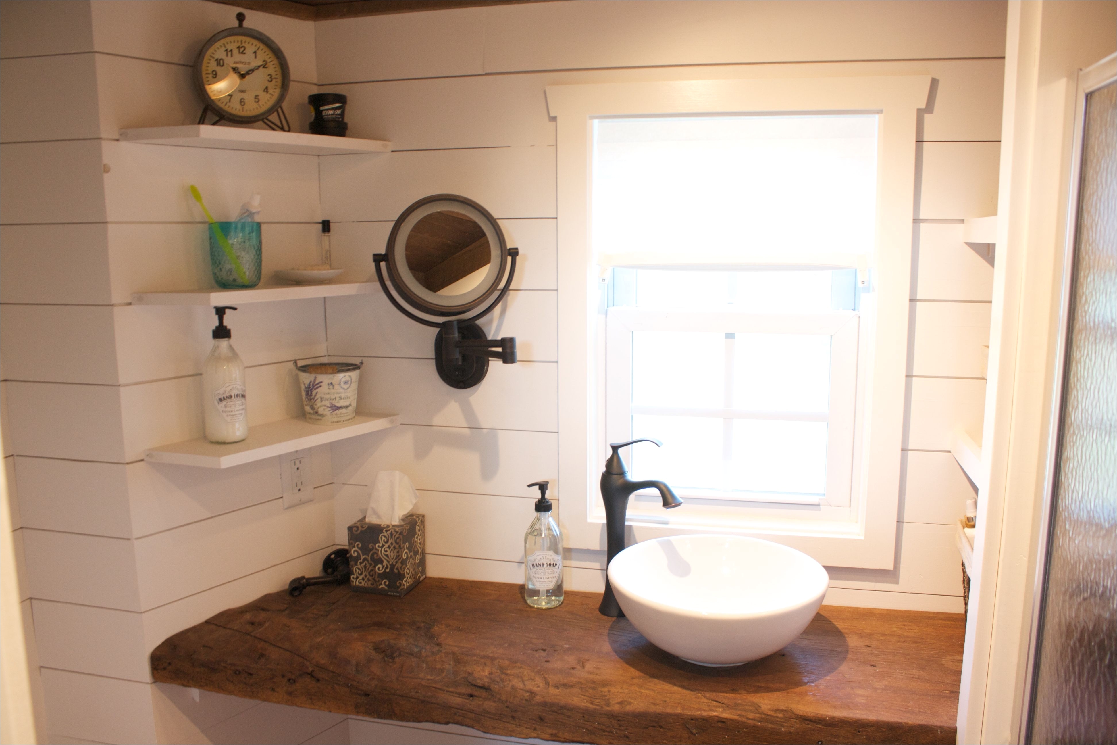 wood bathtub new tiny house bathroom vanity reclaimed barn wood with shiplap
