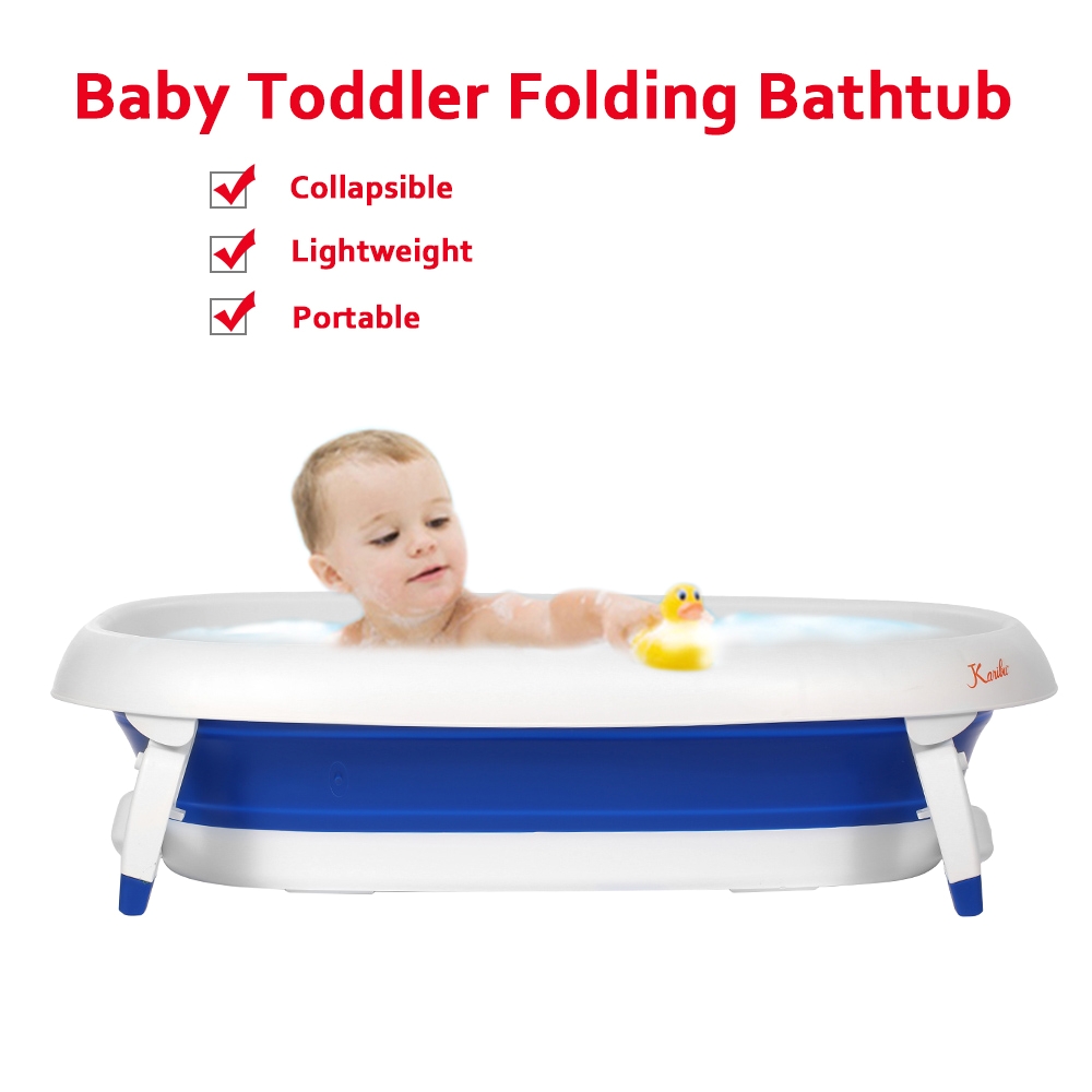 baby toddler folding bathtub thickened with sponge lightweight portable baby tubs best bath shower products