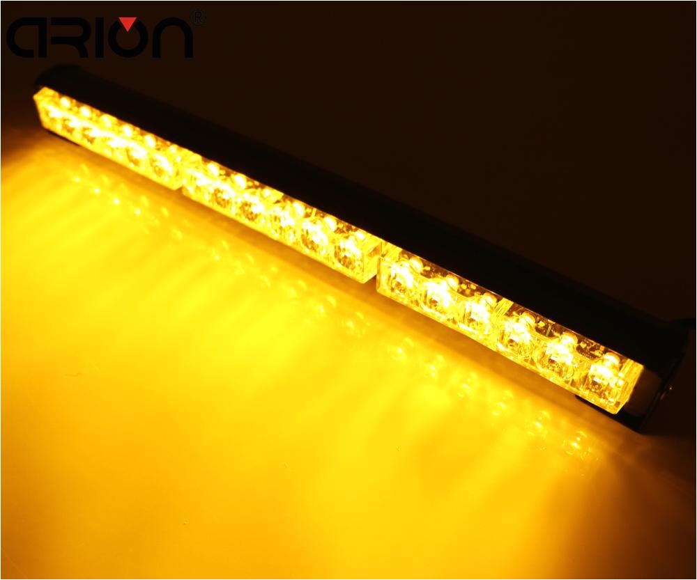 new car 18 led 54w warning light flashing dash strobe flashing emergency lamp amber yellow truck traffic signal light buy online emergency light car