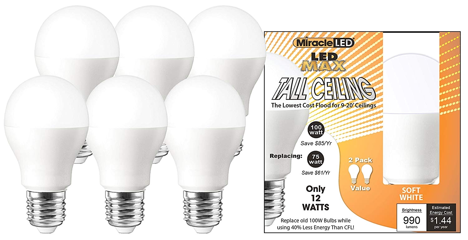 miracle led 604011 refrigerator and freezer light a14 long life energy saver bulb cool white 2 pack box amazon com