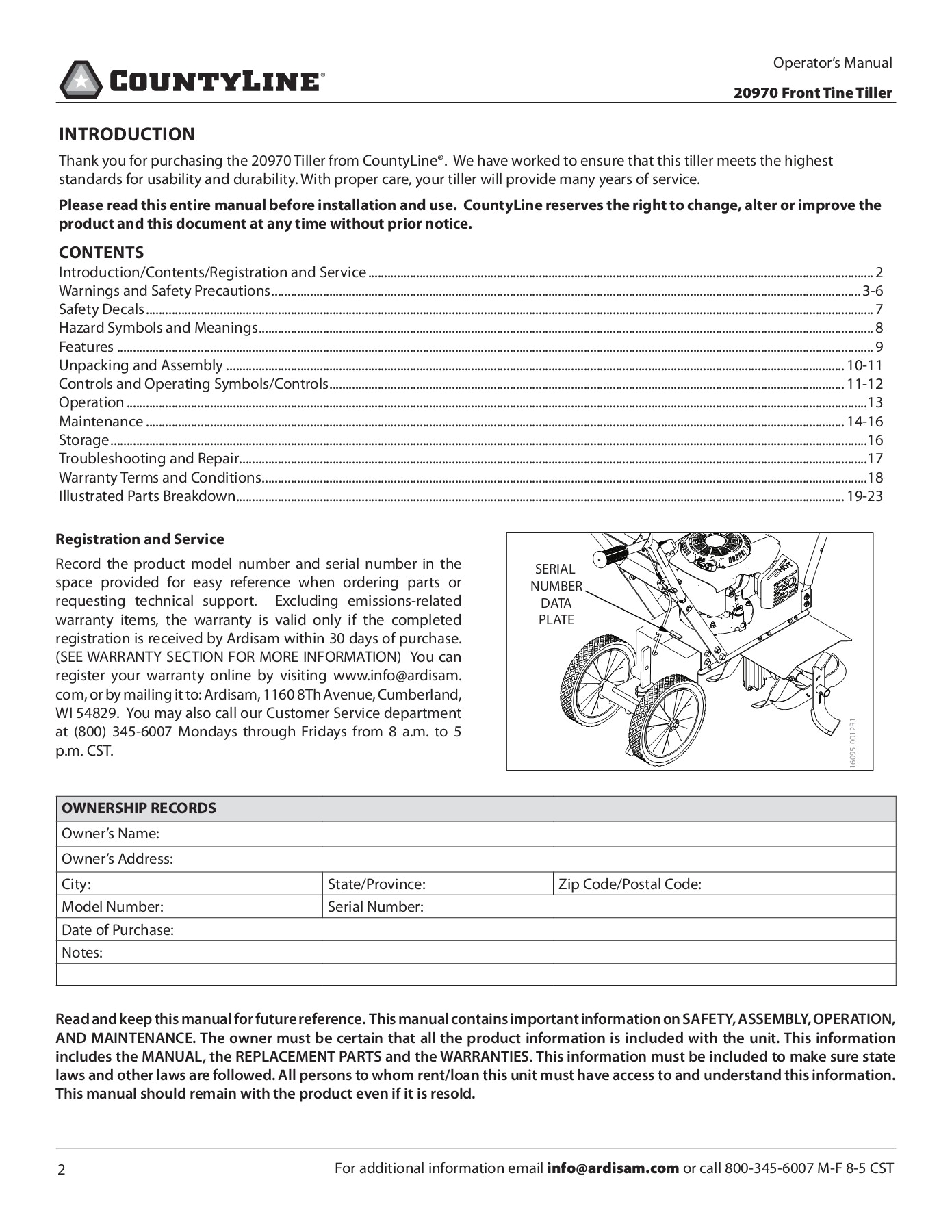 20970 front tine tiller tractor supply co pages 1 24 text version fliphtml5