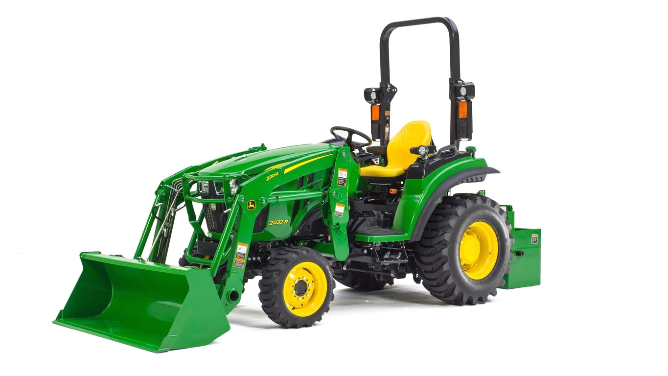 studio image of 2032r compact utility tractor