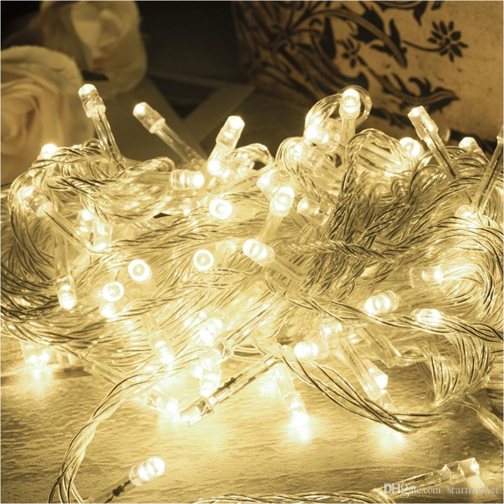 10m waterproof 110v 220v led string 100led holiday string lights tree garden yard decoration for christmas festival party twinkle lights string light bulbs