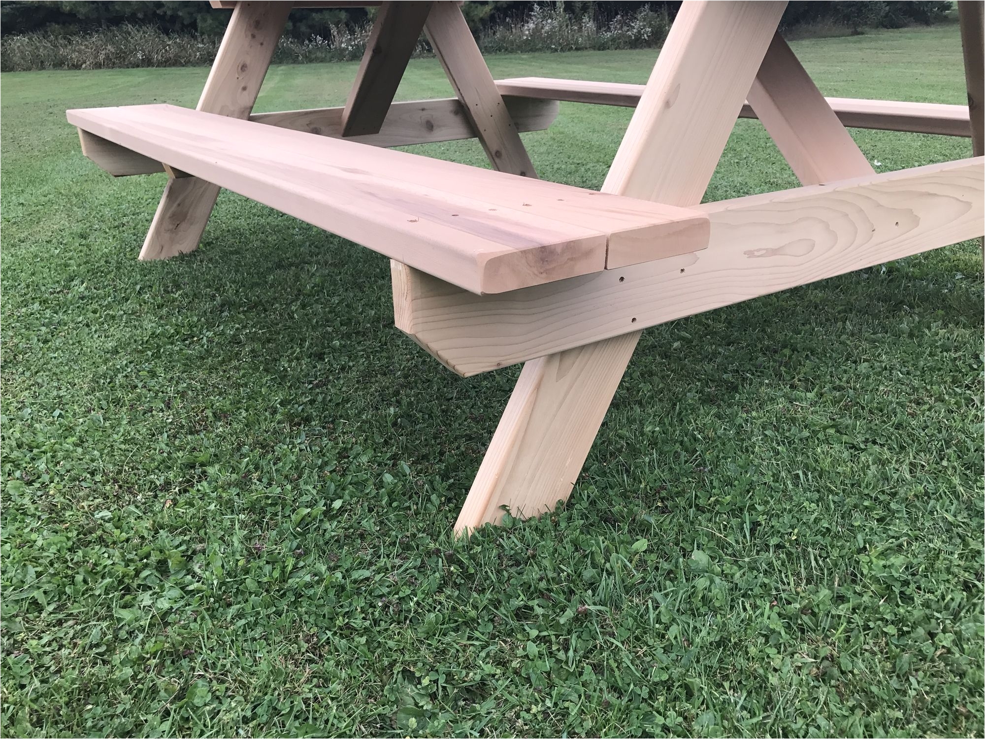 our 7 master picnic table is built to last seats 8 adults and will