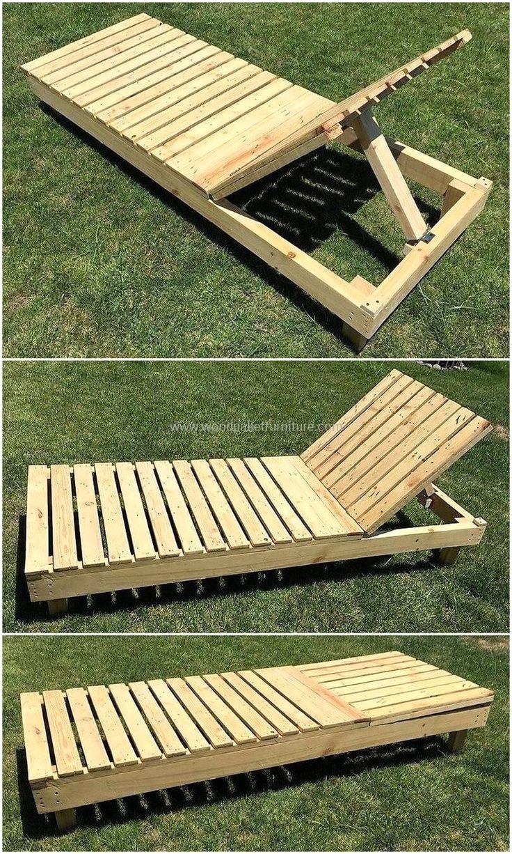 below we are going to present a simple but classic rehashed wood pallet sun lounger for our recreational healthy activity the good thing about our projects