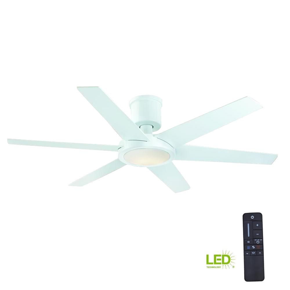 Universal Remote Control for Ceiling Fan and Light Home Decorators Collection Clermont 52 In Led Indoor Glossy White