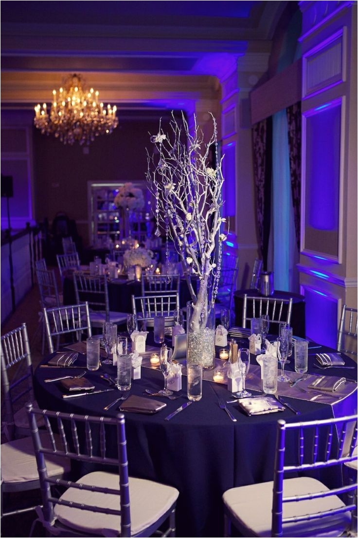 stunning decor at this uplighting wedding reception diy centerpieces