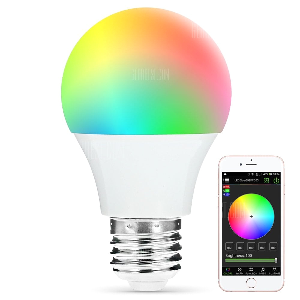 Virtual Sun Grow Lights Magic Blue Uu Bluetooth Bulb 12 66 Free Shippinggearbest Com