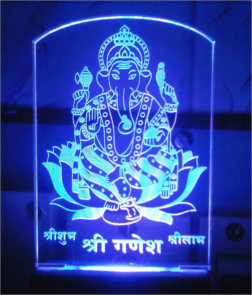 god led light in ganeshji idle