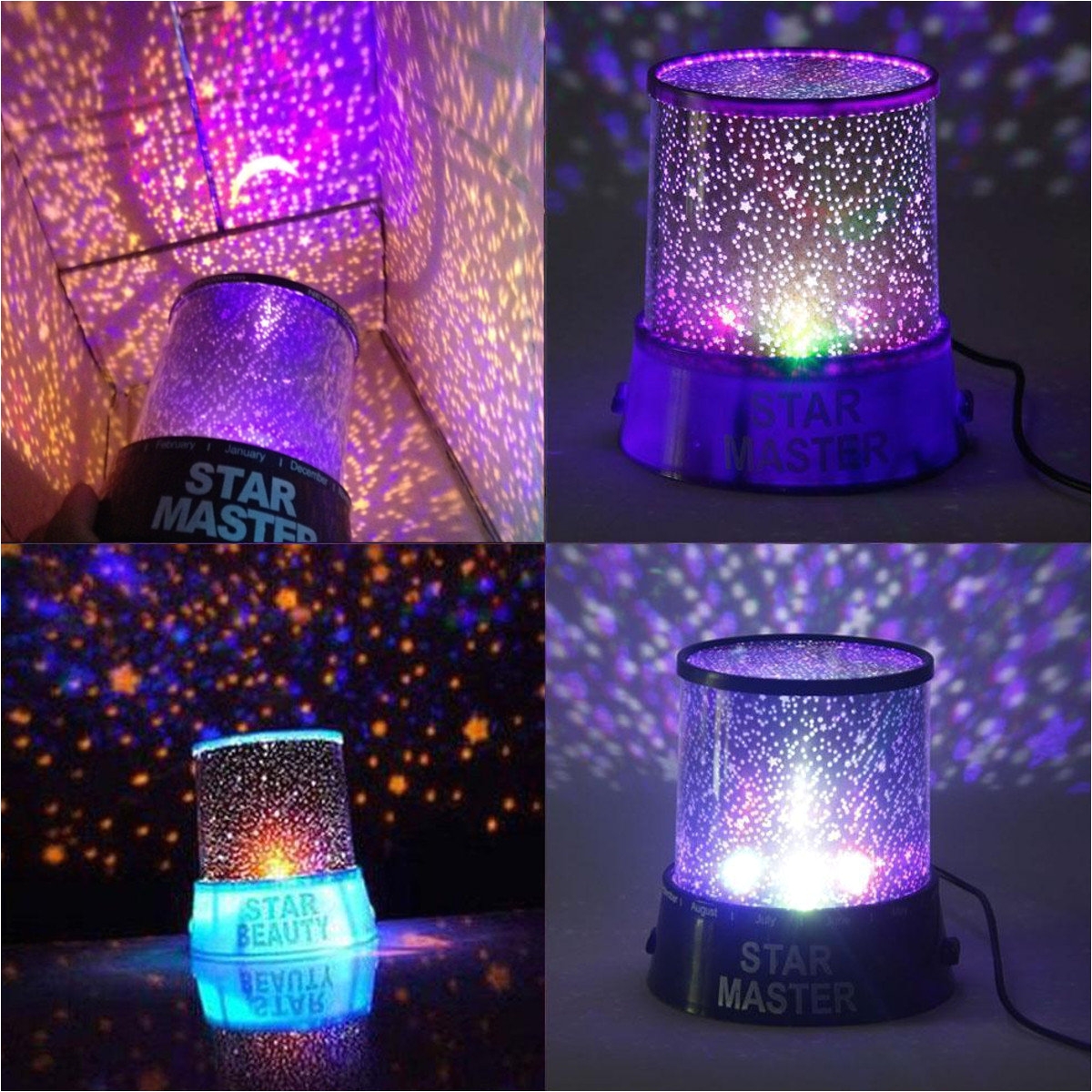 romantic led starry night sky projector lamp kids gift star light cosmos master romantic led starry