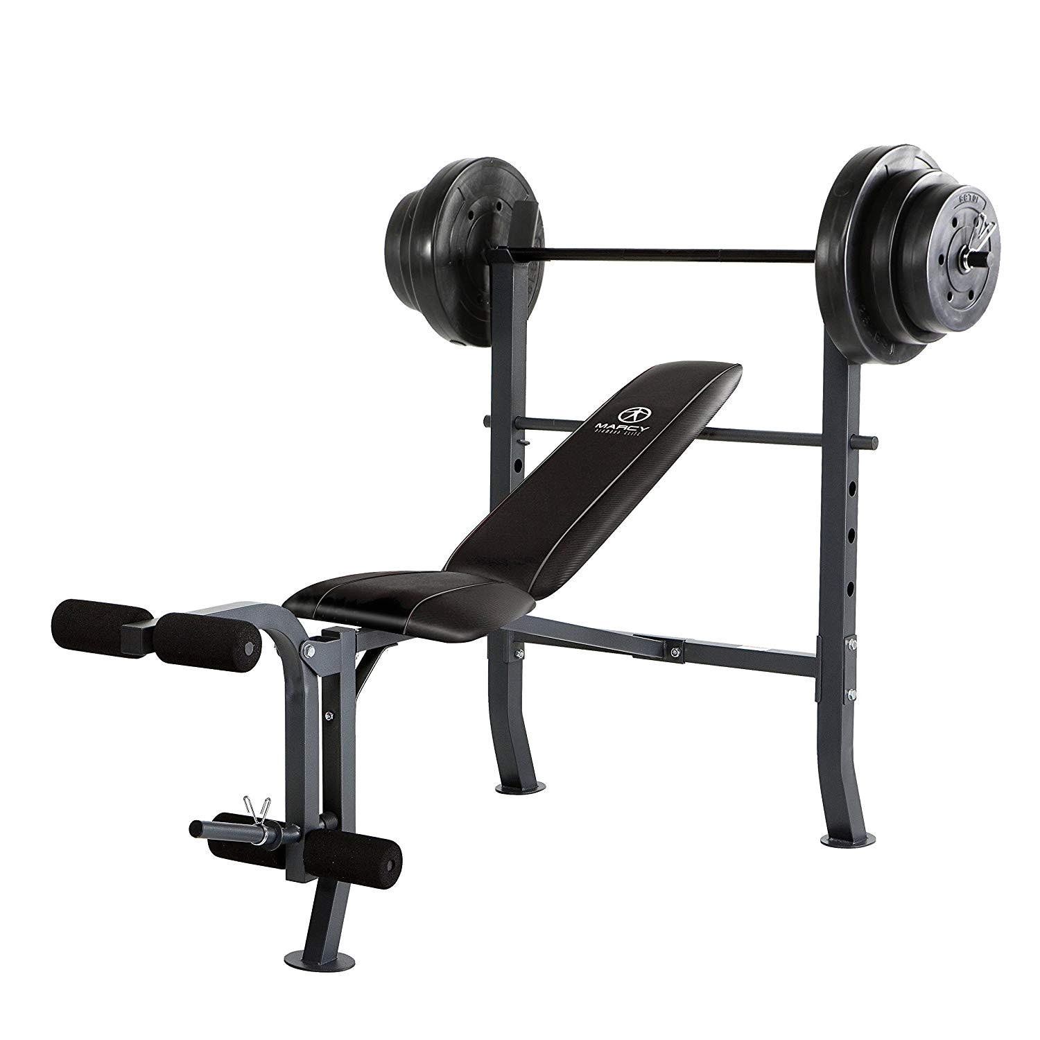 amazon marcy standard weight bench 80 pound weight set