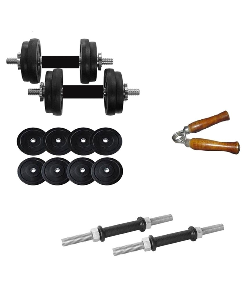 aurion 24 kg dumbbell set with accessories