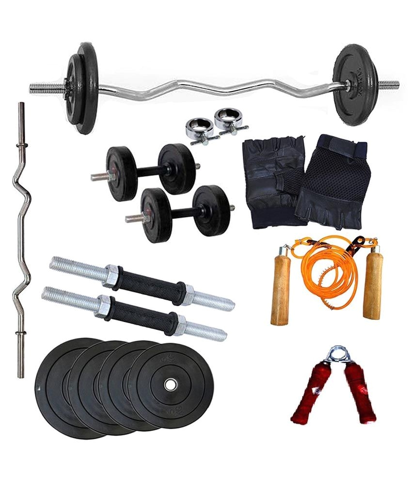 Weight Sets with Bench Wolphy 20kg Home Gym Set Buy Online at Best Price On Snapdeal
