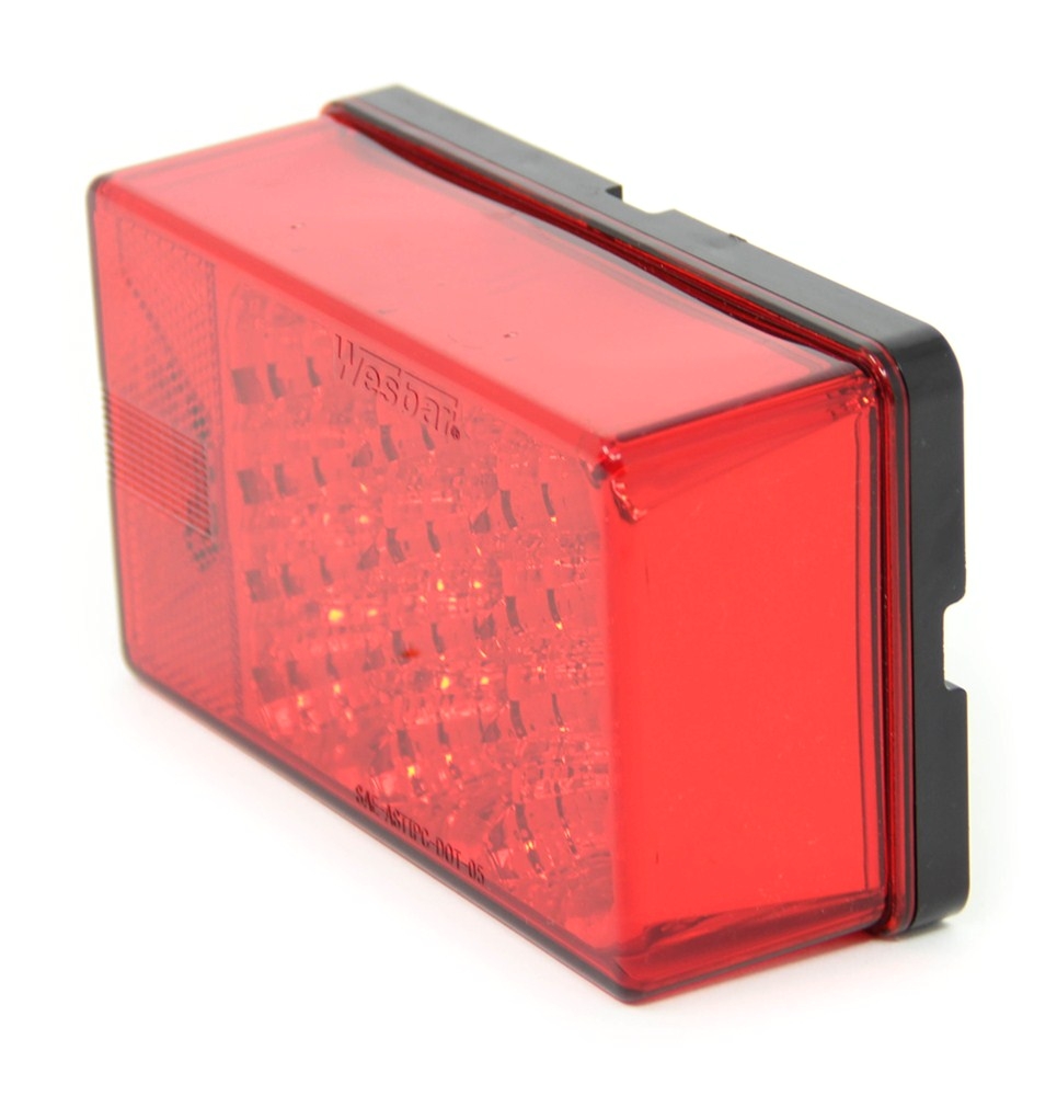 led tail light for trailers over 80 wide 8 function submersible 15 diodes driver side wesbar trailer lights 271585