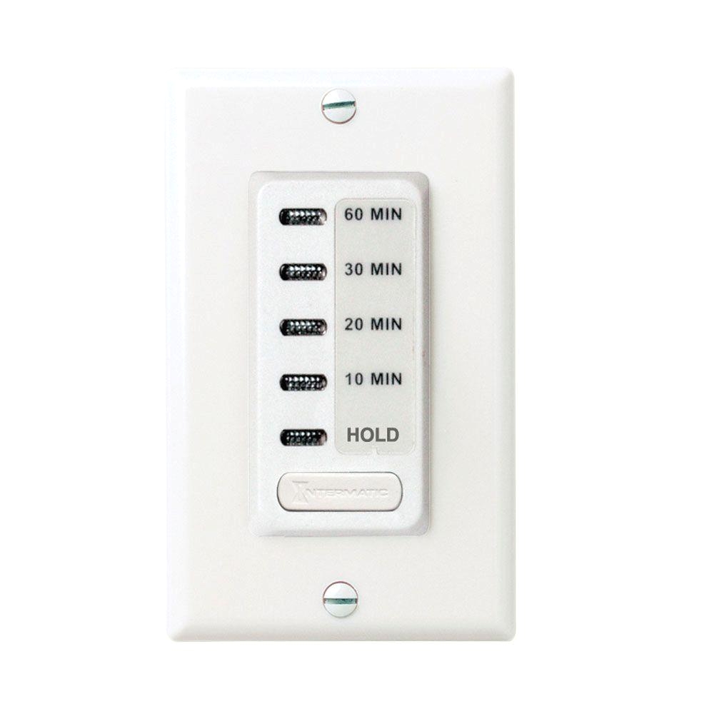 15 amp 60 minute countdown in wall timer white