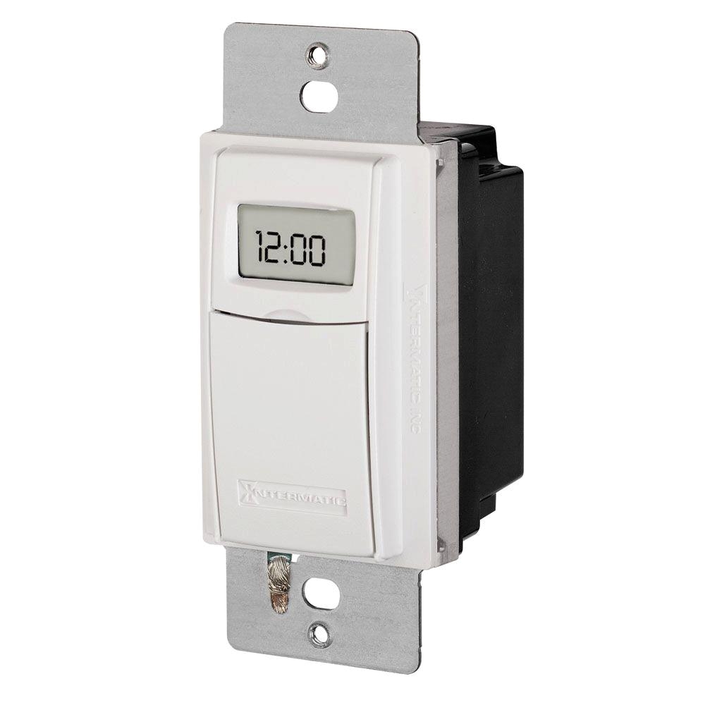 15 amp astronomic digital in wall timer white