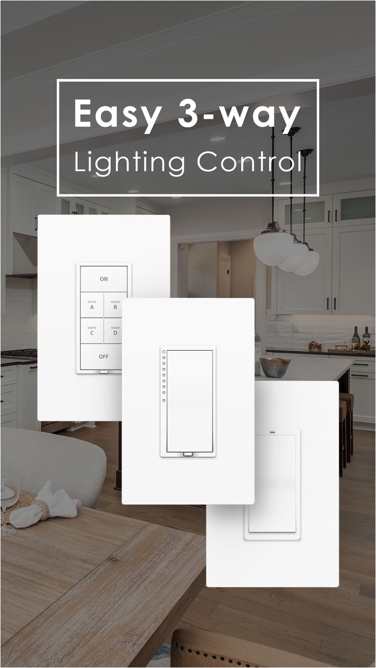 easy 3 way and 4 way lighting control for the home