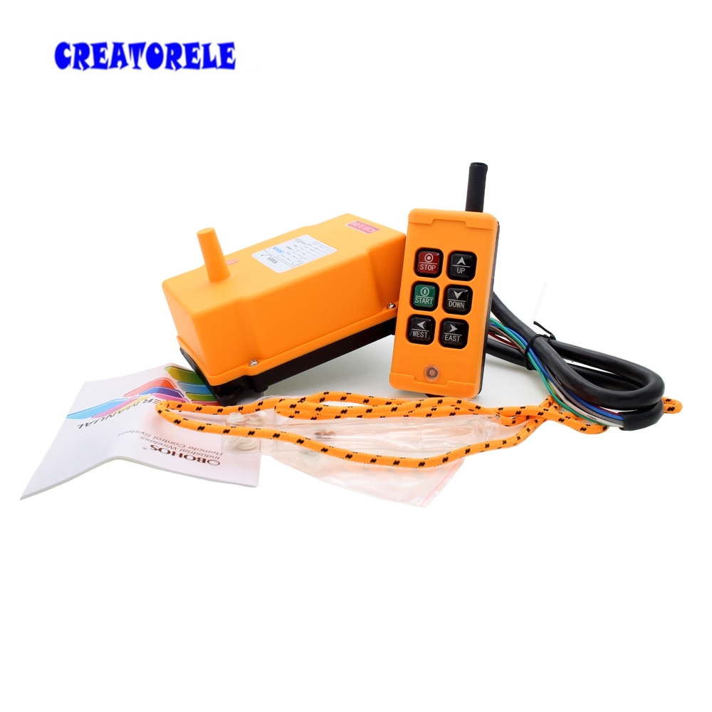 new arrivals crane industrial remote control hs 6 wireless transmitter push button switch china in switches from lights lighting on aliexpress com