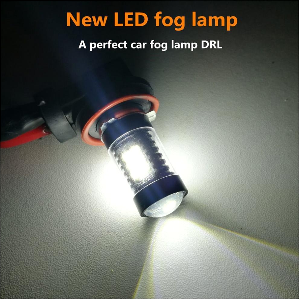 cheap car fog h8 h11 21w 6500k white led car fog driving lamp projector drl bulb auto daytime running light high quality daytime running lights china fog