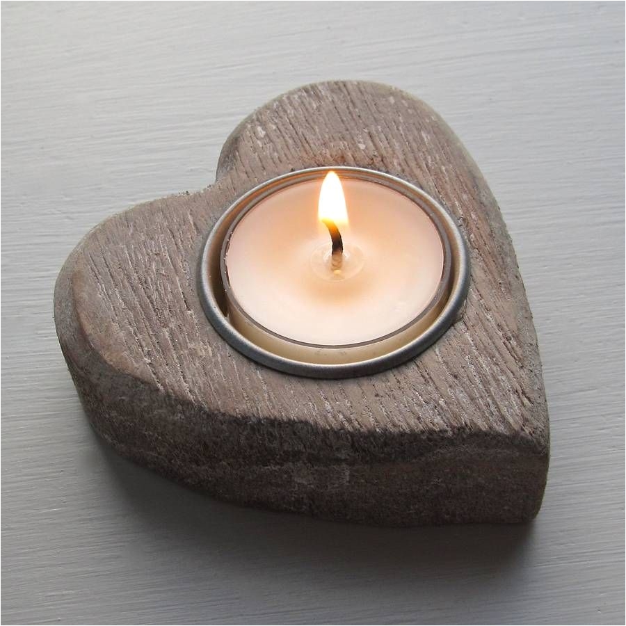 a gorgeous heart shaped wooden night light tea light holder choose the wording on