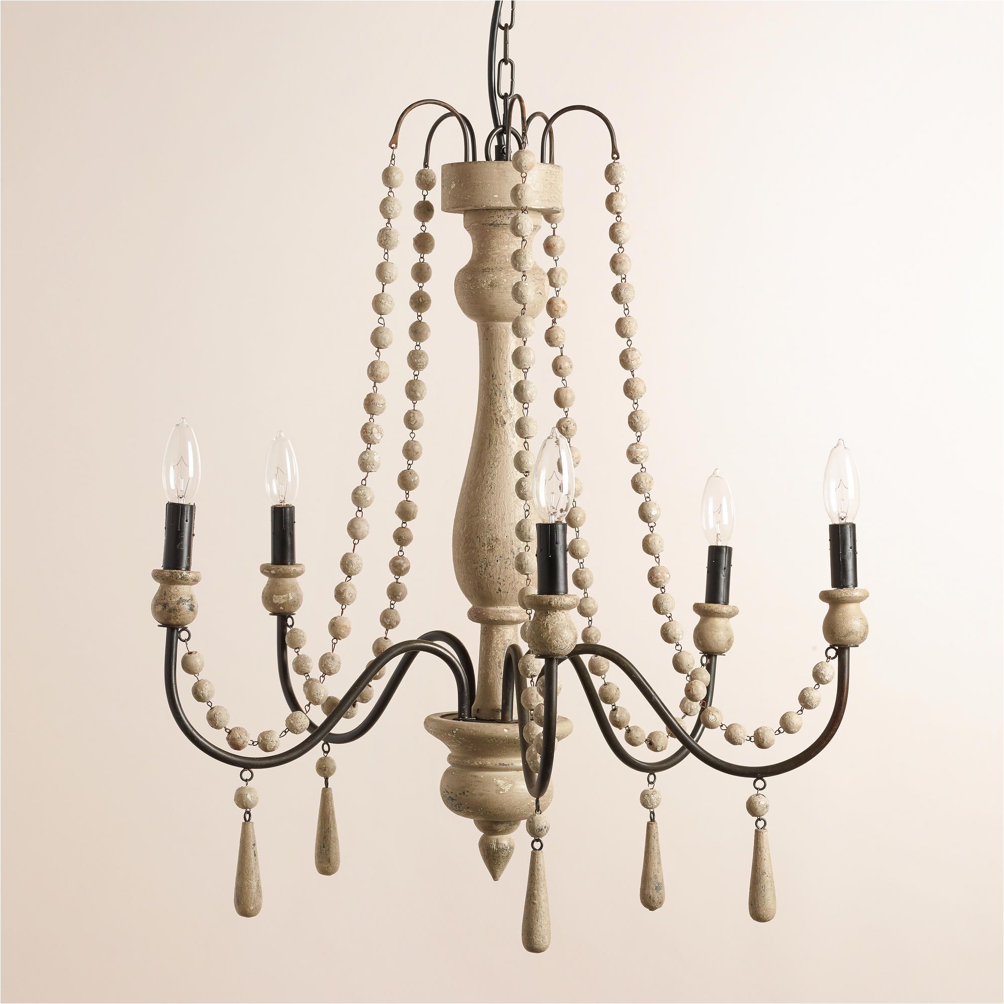 bead and wire teardrop chandelier world market 22 75sq x 23h