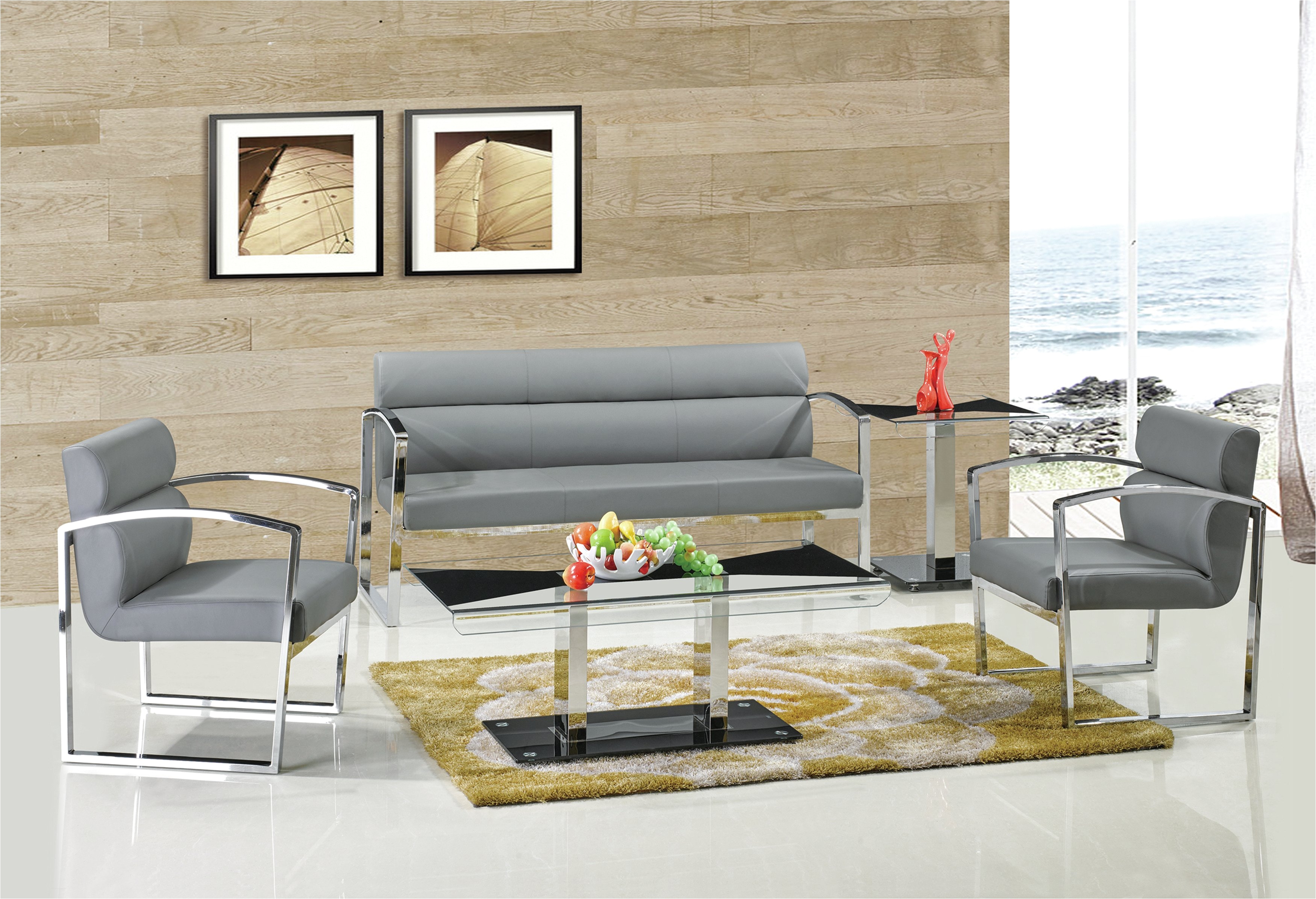 3 Piece Living Room Table Sets orren Ellis Nimitz Mint Modern 3 Piece Living Room Set
