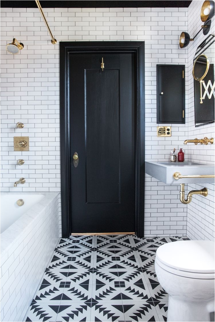 Best small bathroom ideas in a Bay Area bath How to design a beautiful small bath with just three colors from San Francisco designer Katie Martinez