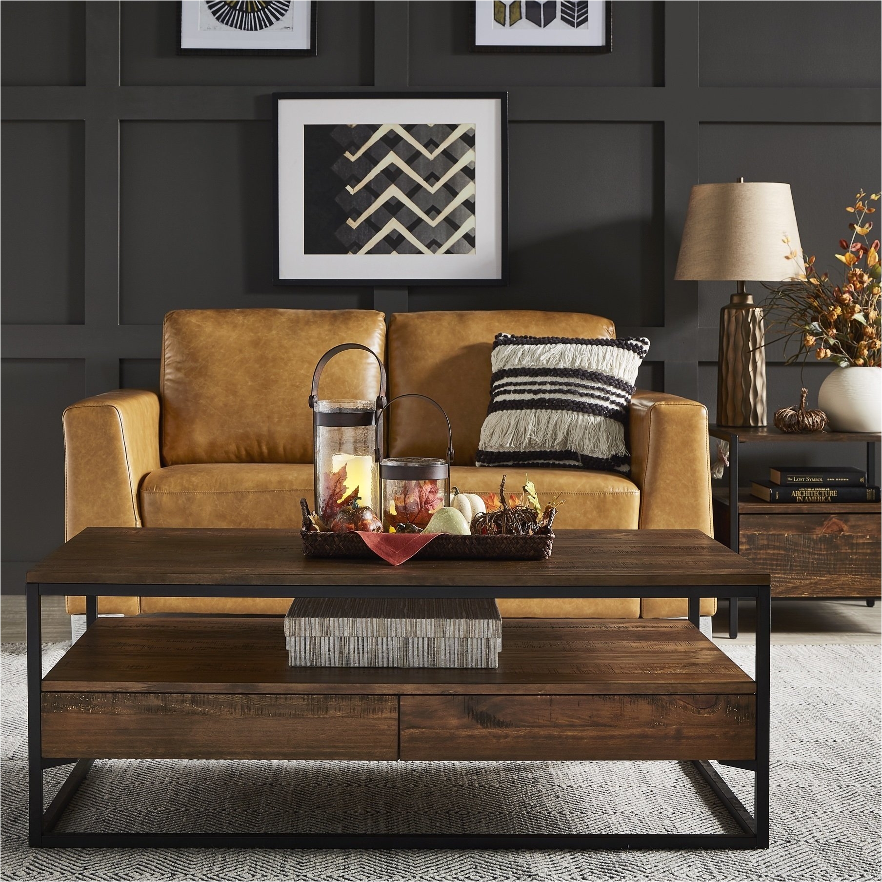 Shop Corey Rustic Brown Accent Tables by iNSPIRE Q Modern Sale Free Shipping Today Overstock