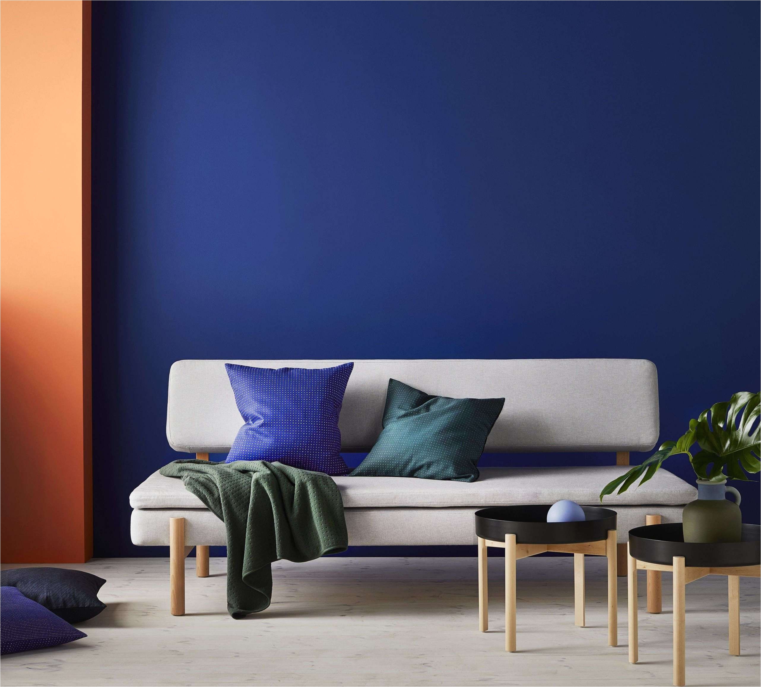 Blue and orange Living Room 29 Unique Painting Ideas for Living Room Walls