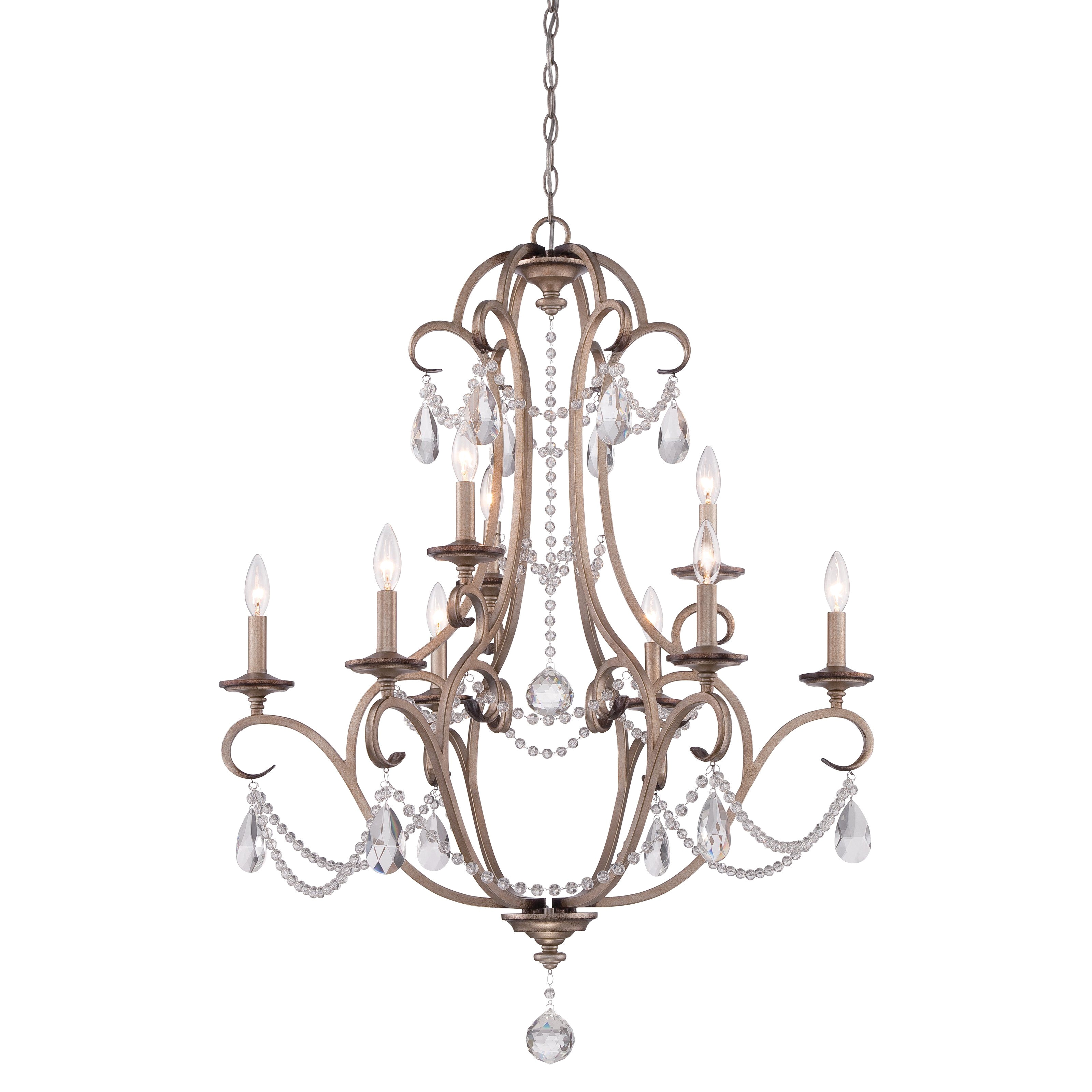 Designers Fountain Gala 9 Light Chandelier $898