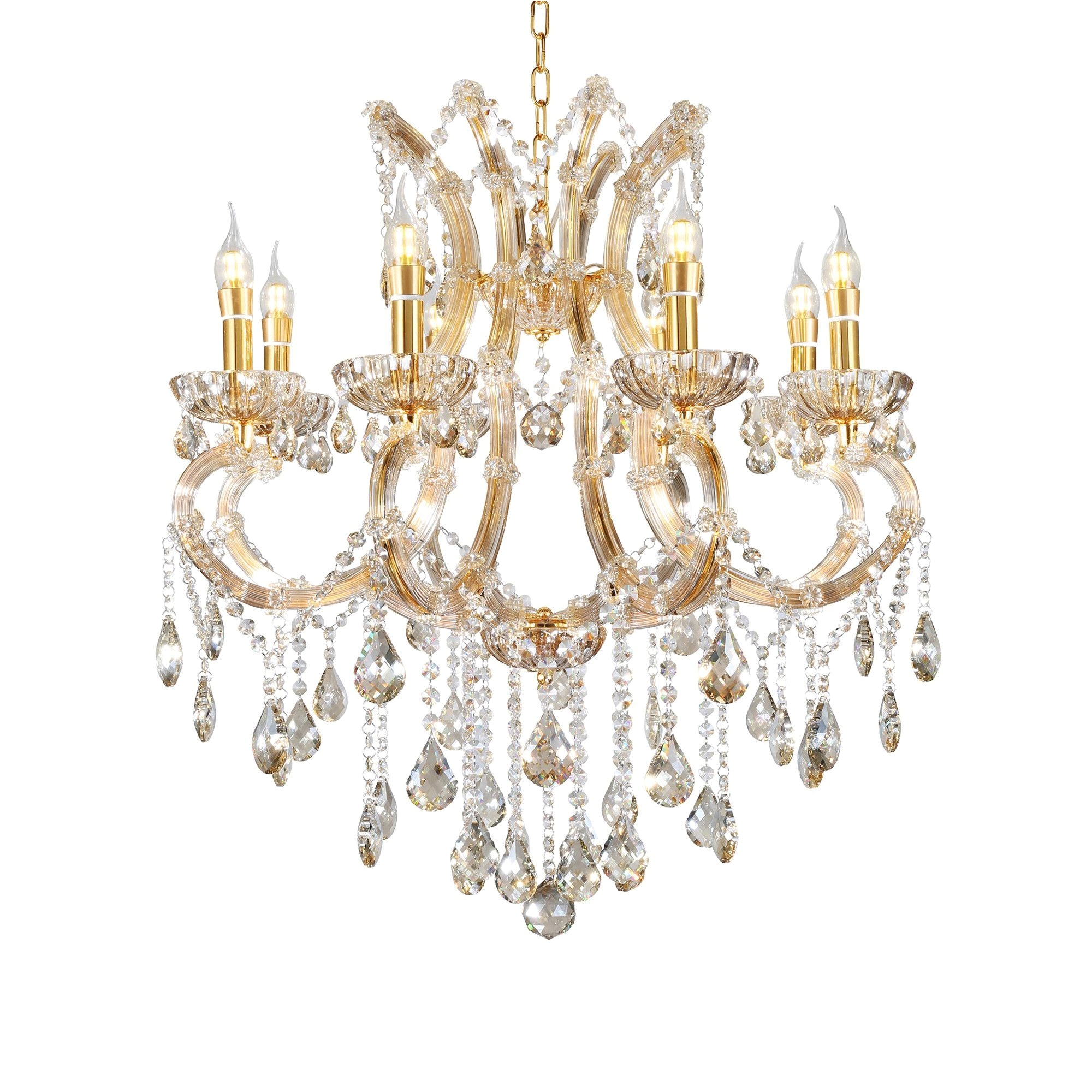 McQueen 8 Light Crystal Chandelier