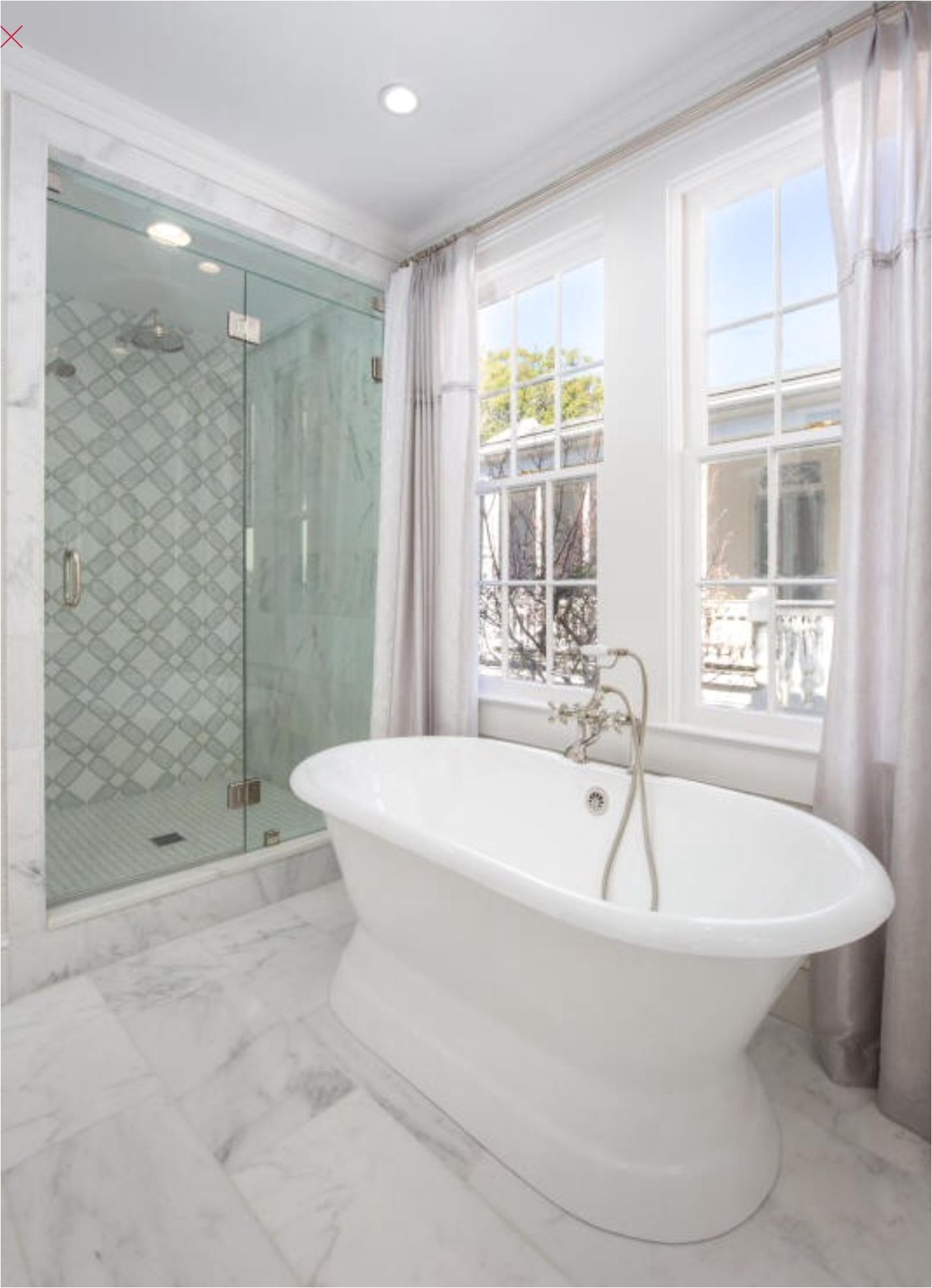 Classic bathroom remodel via Charleston MLS
