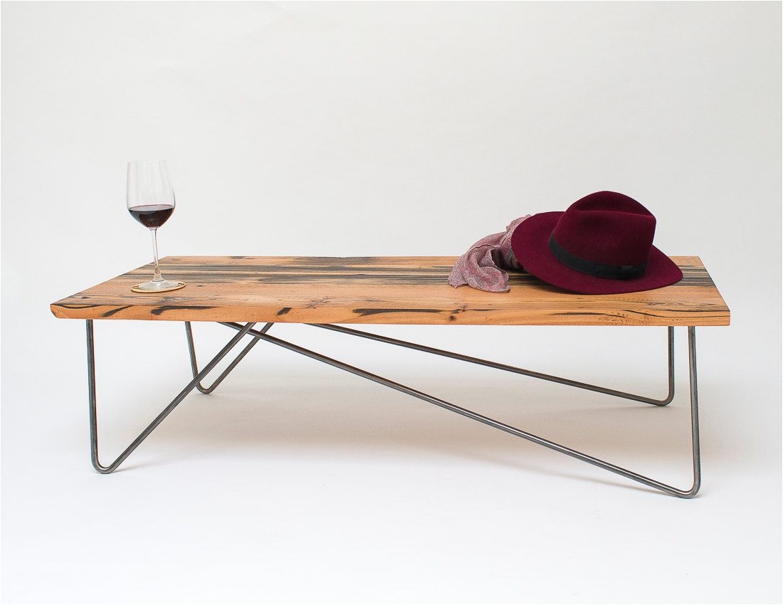 raw maple wood hair pin leg coffee table Google Search