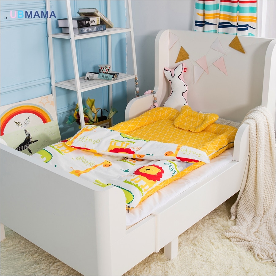 Kids Folding Bed 120 70cm High Quality Cotton Foldable Sleeper Portable Kids Bed soft