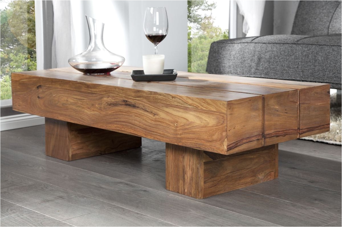 square wood trunk coffee table