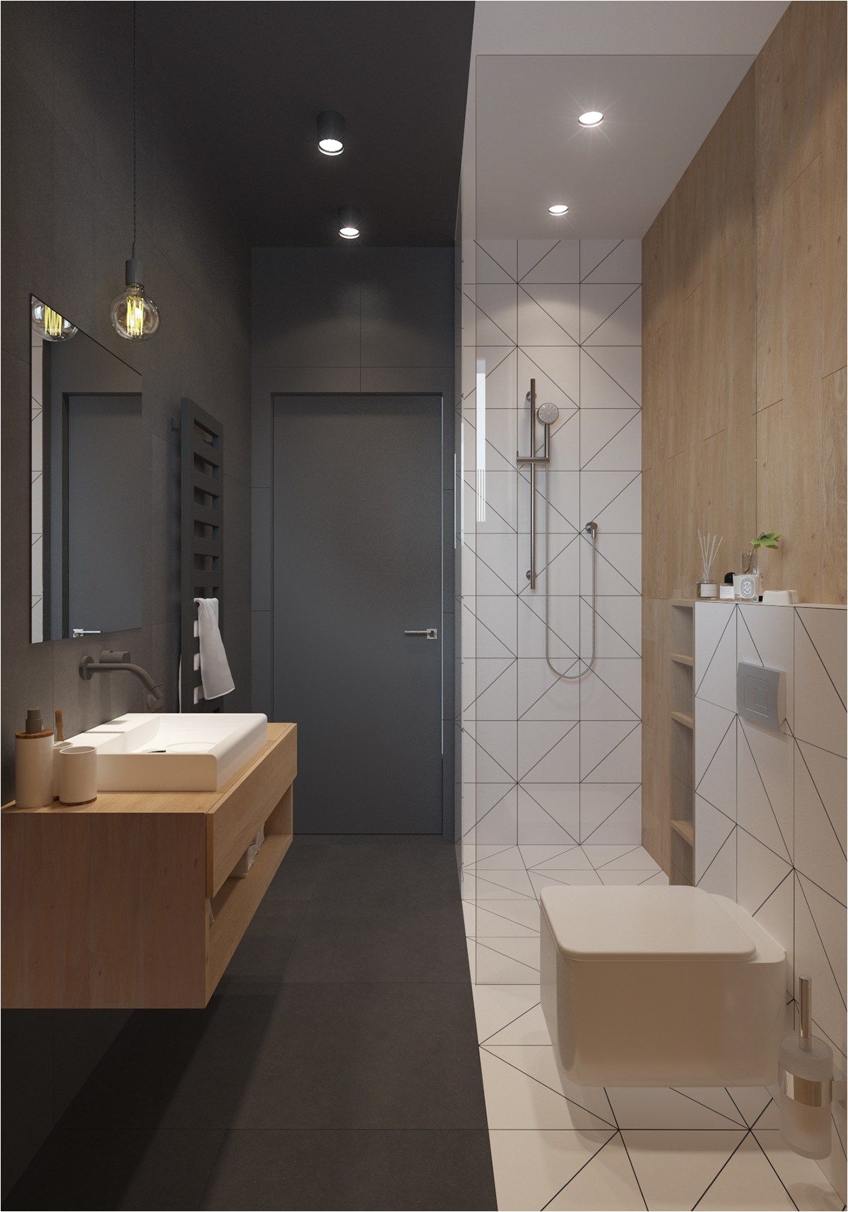 Modern Italian Bathroom Design Ideas Muuto E27 Pendant Light by Mattias St¥hlbom In 2018