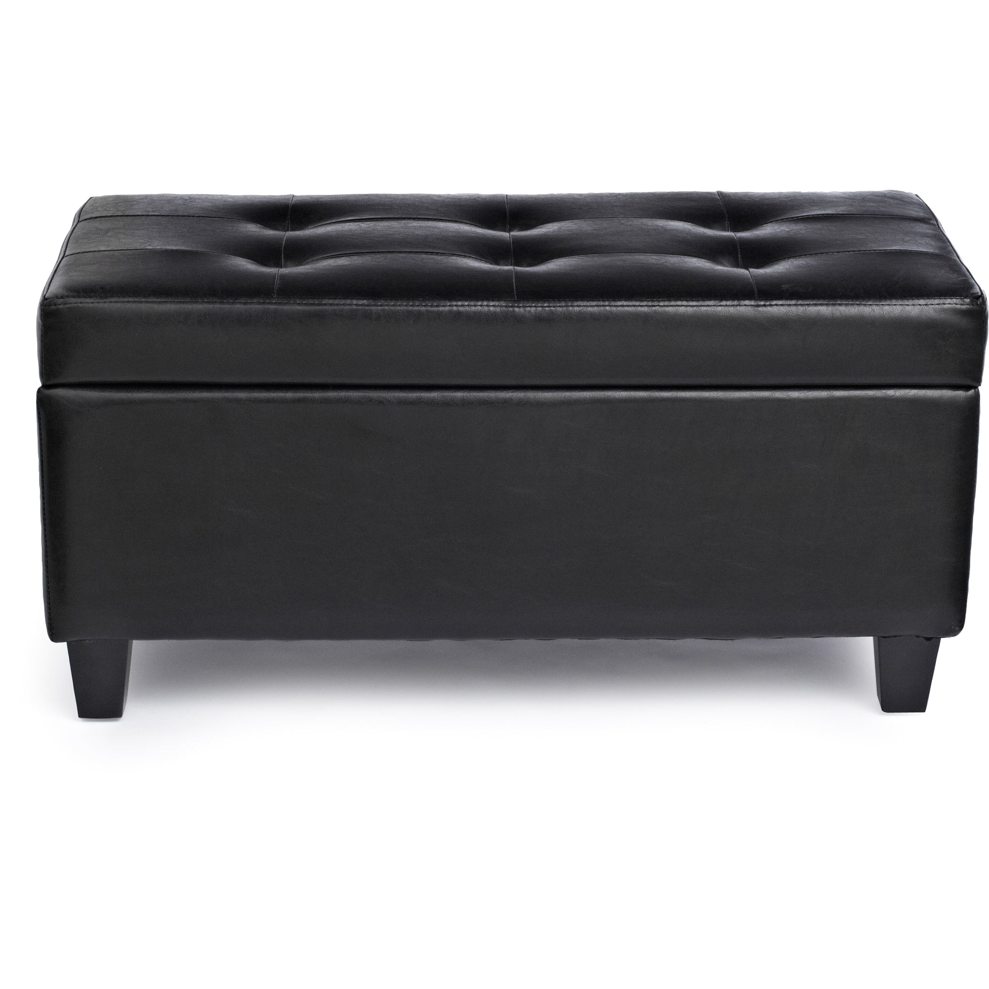 HomeTrends Storage Bench Ottoman Black 98$ For my bedroom