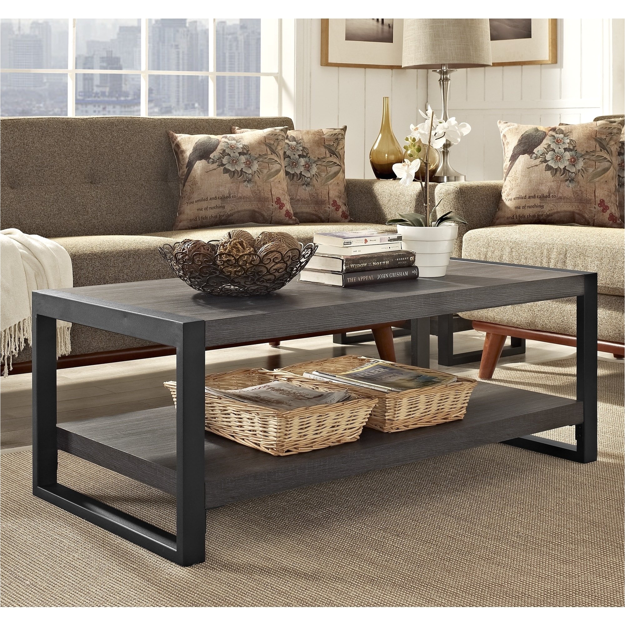 Shop angelo HOME 48" Coffee Table 48 x 24 x 18h Sale Free Shipping Today Overstock