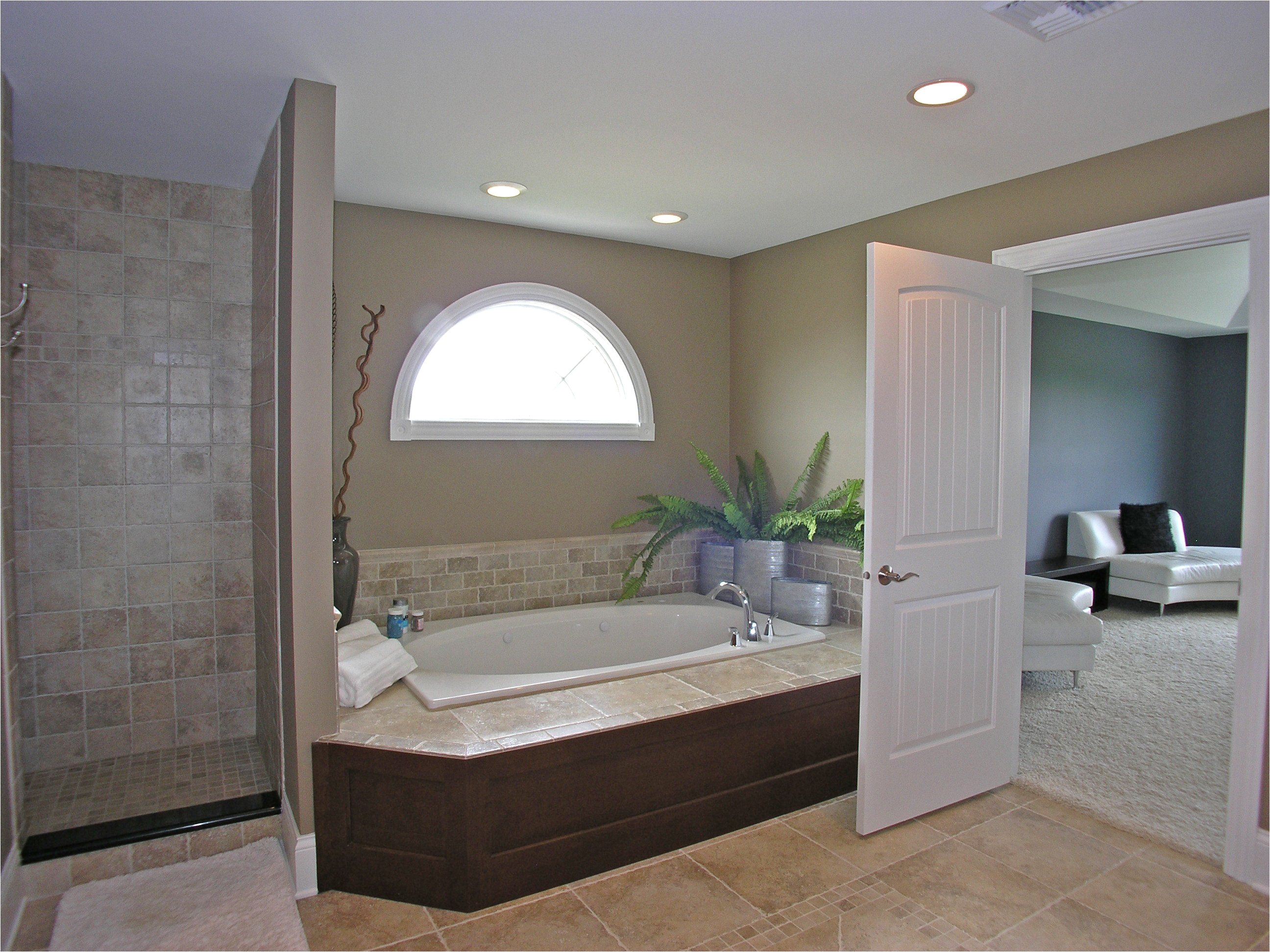 Whirlpool Bathroom Design Ideas Master Bath with Whirlpool Tub and Separate Shower Stall