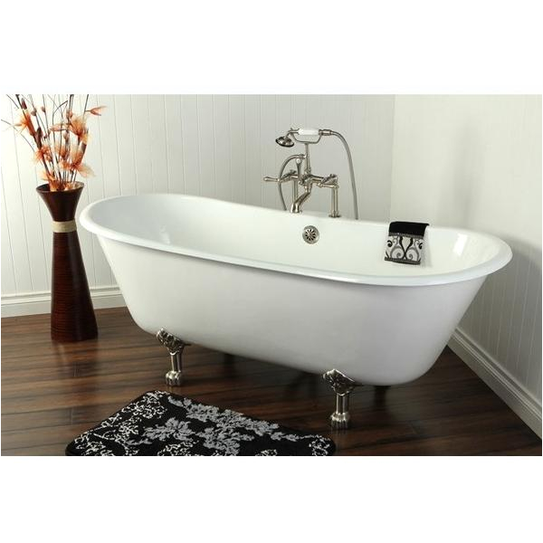 2 Person Clawfoot Bathtubs Kingston Brass Double Slipper Aqua Eden 67" Freestanding