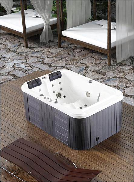 2 person hydrotherapy bathtub hot bath tub whirlpool jacuzzi spa