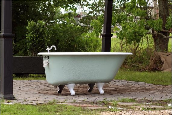 4.5 Foot Clawfoot Bathtub Antique 1929 Refinished 4 5 Clawfoot Bathtub Green by
