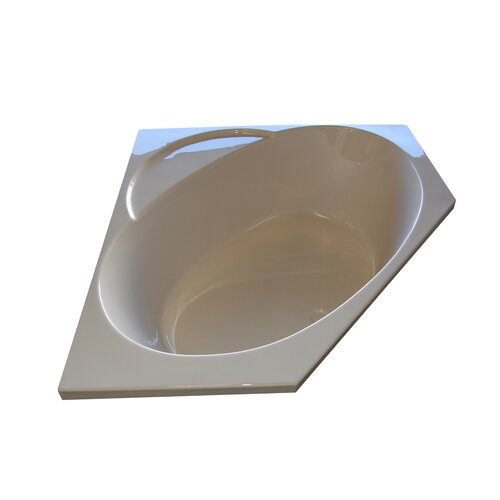 American Acrylic 48 x 48 Soaker Corner Bathtub BR 49S XCX1120