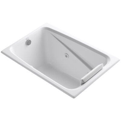 Kohler Greek 48 X 32 Drop In Whirlpool Bath with Heater Without Jet Trim 1492 H2 KOH1691