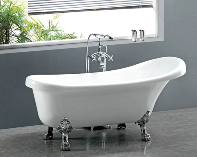 5 Foot Freestanding Bathtub Claw Foot Acrylic Free Standing soaking Bathtub 1700 X 780